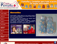 Tablet Screenshot of lacasadelapantufla.com